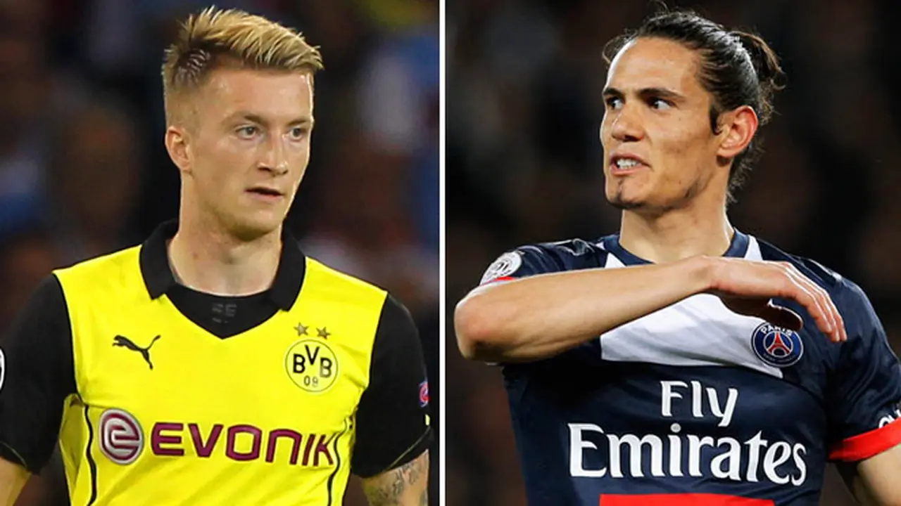 Marco Reus dan Edinson Cavani