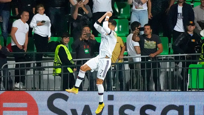 MU Taklukkan Sheriff, Cristiano Ronaldo Sukses Cetak Gol Perdana di Liga Europa