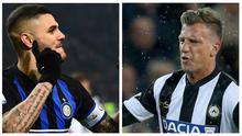 Mauro Icardi dan Maxi Lopez. (Photo AP)