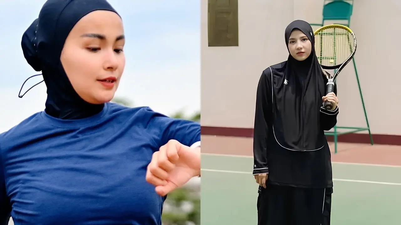 Model Hijab Olahraga ala Artis