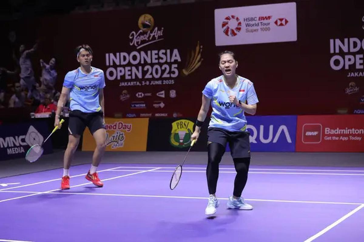 Hasil Indonesia Open 2025: Adnan / Indah Melaju ke Babak Kedua, Dejan / Fadia Angkat Koper