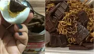 Kombinasi makanan cokelat (Sumber: Boredpanda/X/deluvanese)