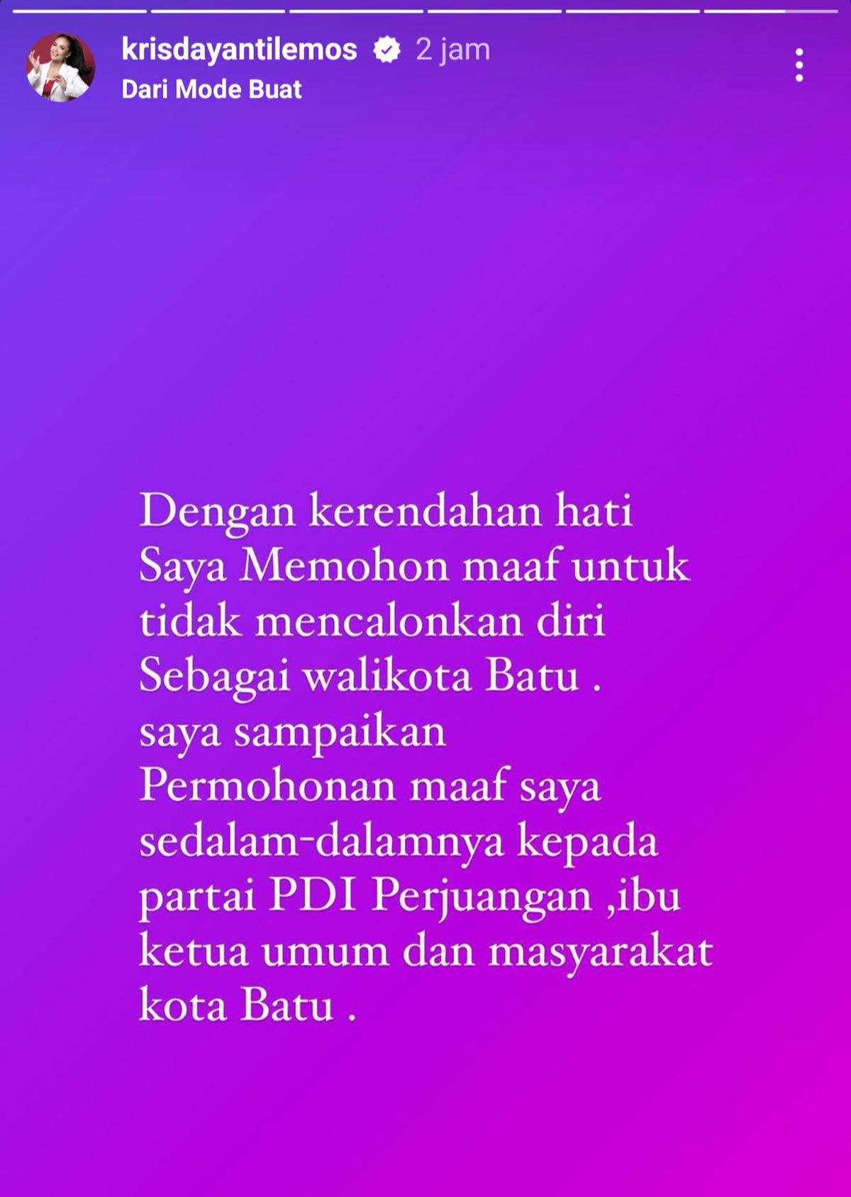 Unggahan Krisdayanti