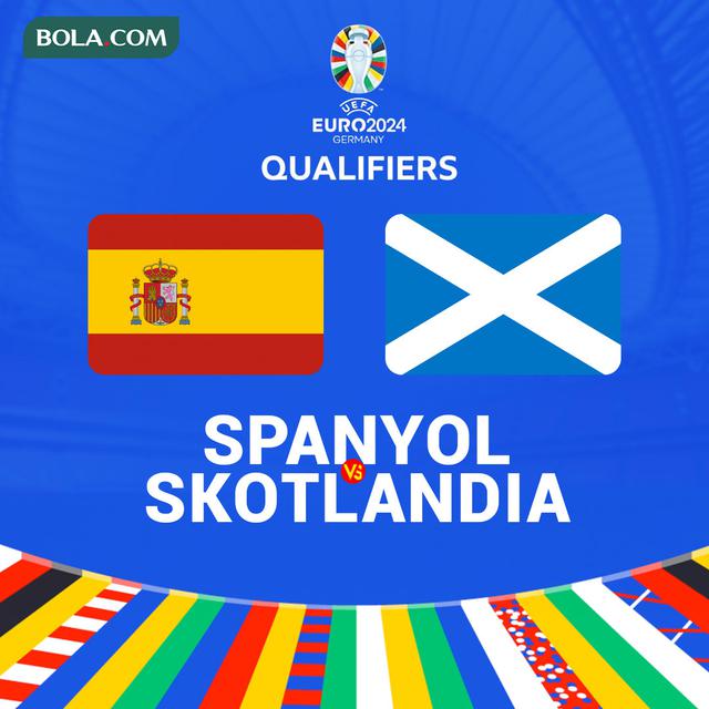 Kualifikasi Euro 2024 - Spanyol Vs Skotlandia