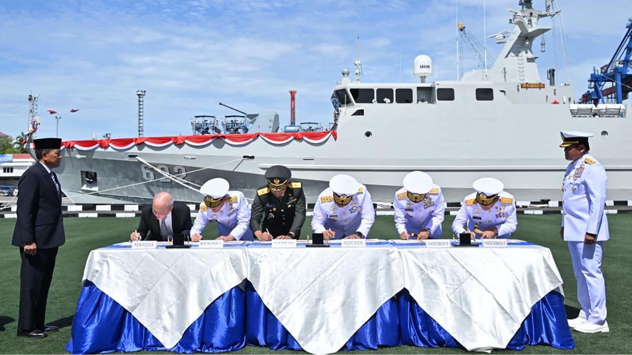FOTO: KRI Belati-622 Resmi Perkuat Armada Tempur TNI AL
