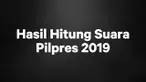Berikut hasil hitung suara Pilpres 2019 yang sudah masuk di situs pemilu2019.kpu.go.id pada Selasa 23 April 2019.