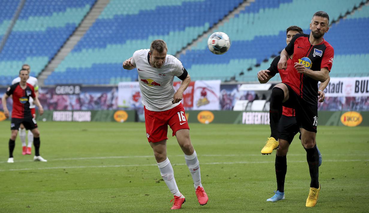 Foto Hertha Berlin Curi Poin Di Kandang Rb Leipzig Dunia Bola Com