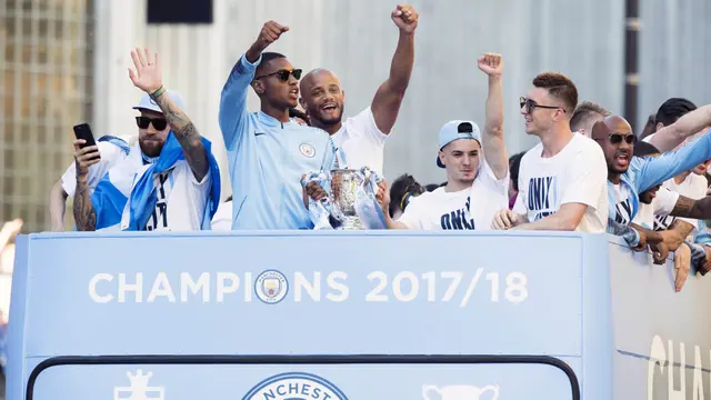 Juara, Manchester CIty, Premier League