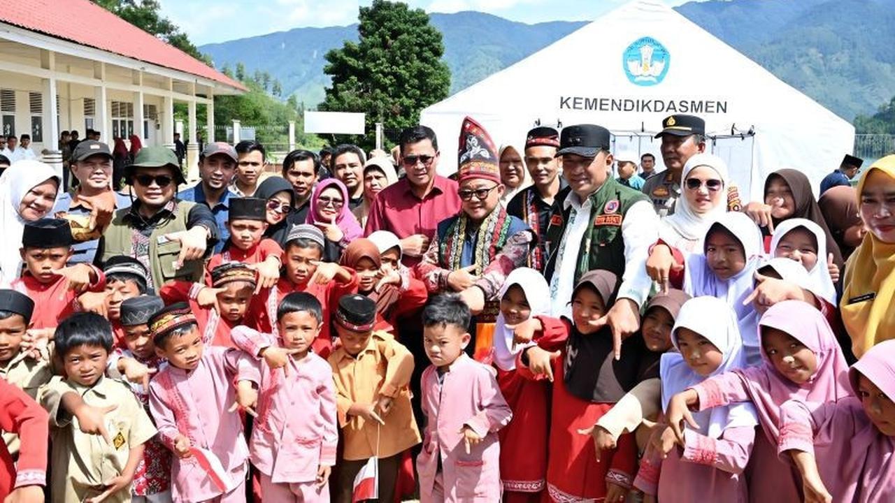Kemen Dikdasmen Resmikan 76 Sekolah Pasca Bencana, Optimalkan Revitalisasi Sekolah Aceh