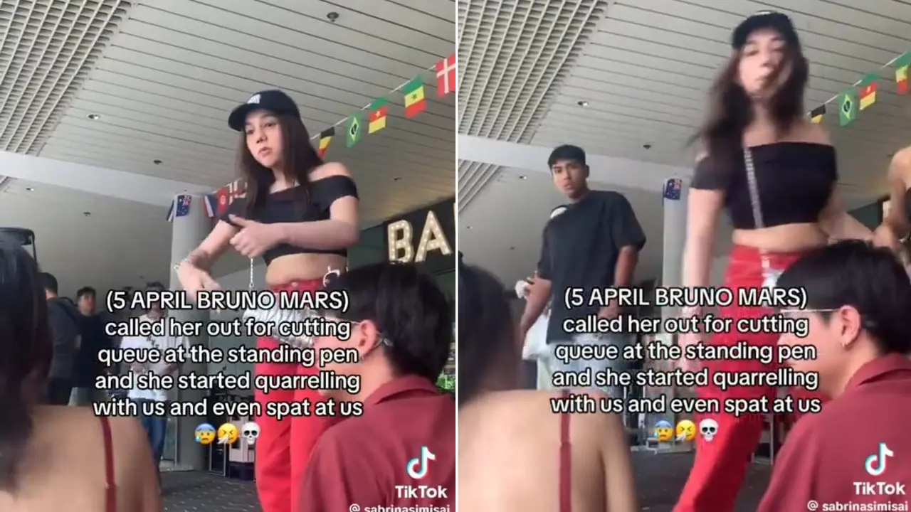 Video viral Una Dembler. (TikTok/ sabrinasimisai)