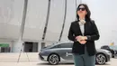 <p>Wakil ketua umum PSSI, Ratu Tisha memberikan keterangan kepada wartawan saat Official Car Handover Ceremony FIFA U-17 World Cup Indonesia di Jakarta International Stadium (JIS), Jakarta, Selasa (07/11/2023). (Bola.com/Bagaskara Lazuardi)</p>