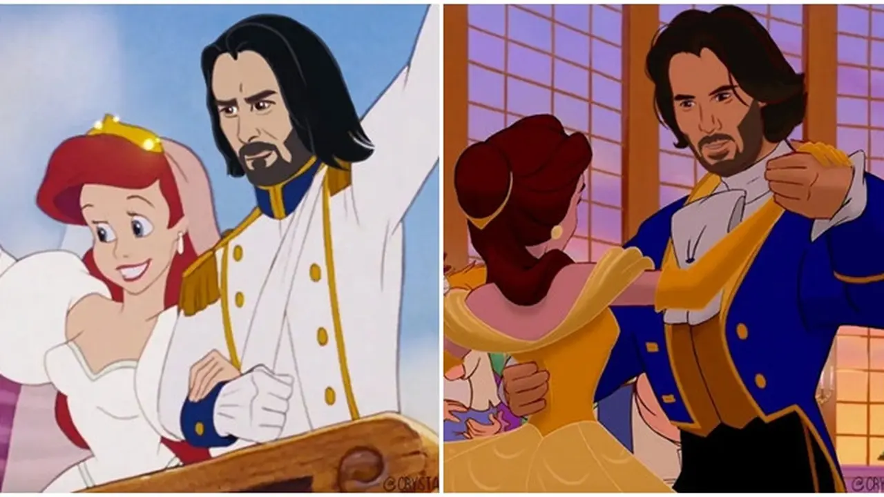 Ini Jadinya Keanu Reeves Jadi Pengeran Disney, 7 Potretnya Tampan Abis