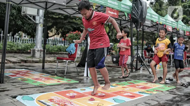 Semarak Festival Permainan Tradisional di Kota Tua Jakarta