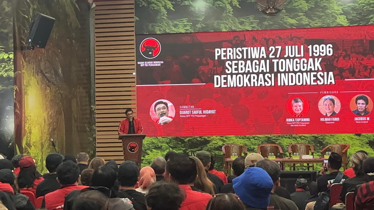 Djarot PDIP Pada Peringatan Kudatuli: Jadi Pejabat Jangan Mandor Kawat, Kerja Kendor Makan Kuat