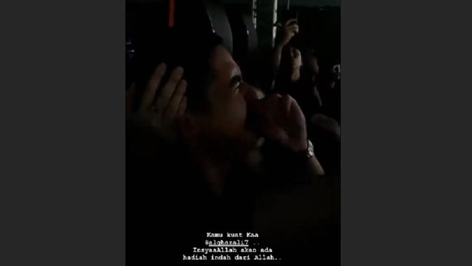 al ghazali menangis, mulan jameela beri reaksi