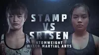 Duel Stamp Fairtex vs Sunisa “Thunderstorm” Srisen akan mewarnai jalannya agenda ONE Championship bertajuk No Surrender di Bangkok, 31 Agustus 2020 (ONE Championship)