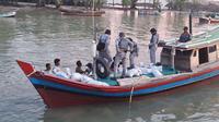 Bakamla Babel mengecek aktivitas Ponton Isap Produksi (PIP) pasir timah di kawasan IUP PT Timah Tempilang DU-1545, Bangka Belitung. (Dok Humas Bakamla)