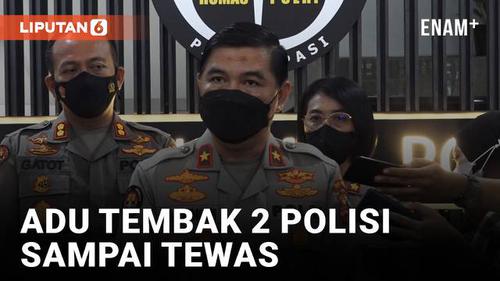 VIDEO: Baku Tembak 2 Polisi Hingga Tewas, Pelaku Membela Diri?