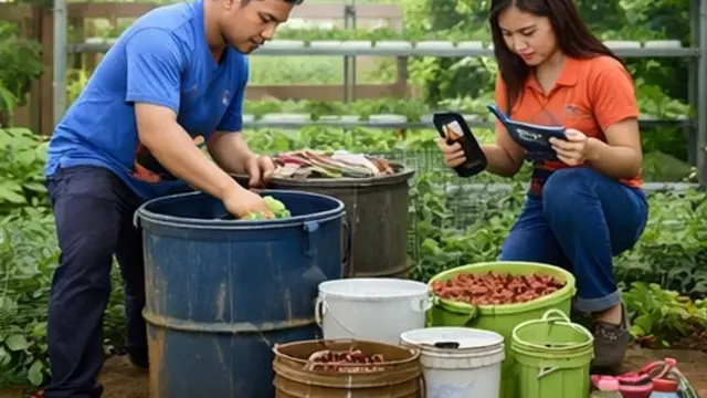 kebun ayam dan sayur hidroponik