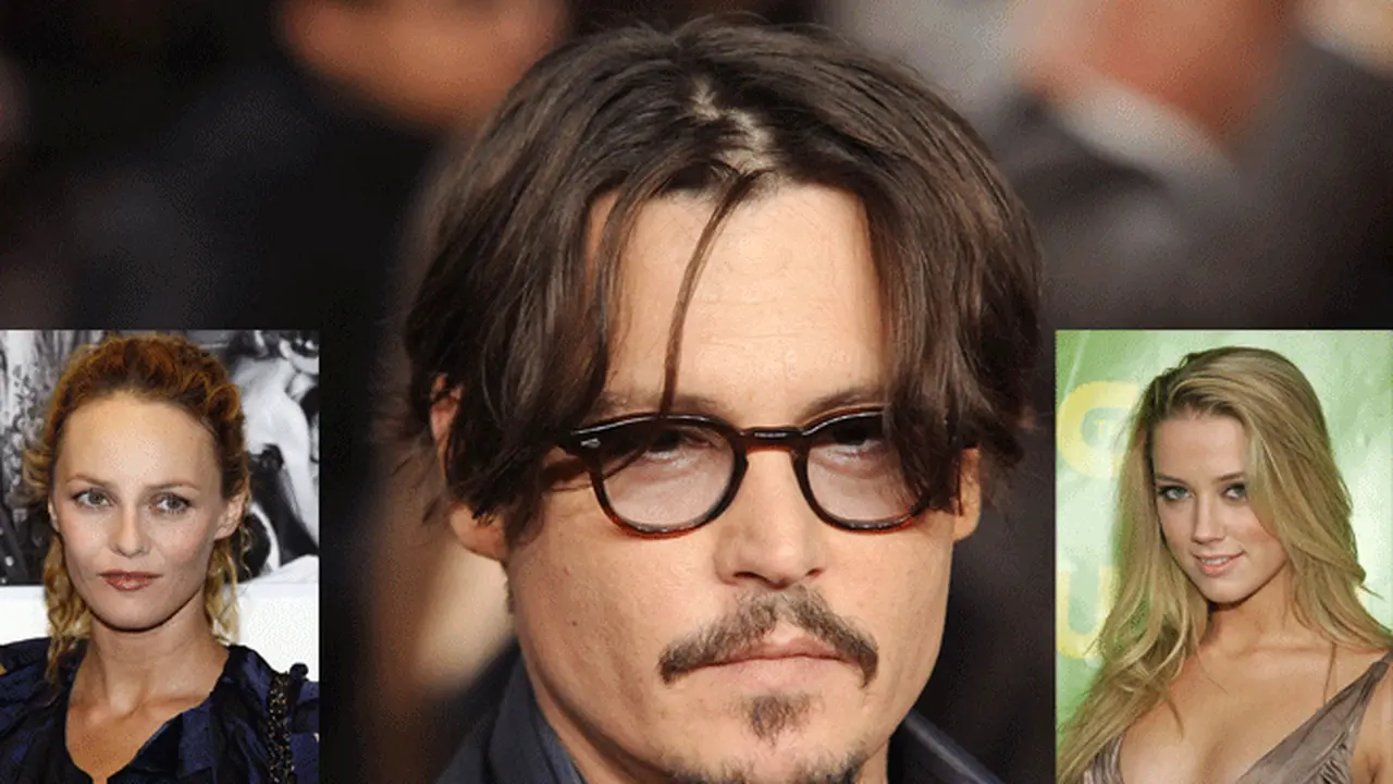 Vanessa Paradis, Johnny Depp, Amber Heard