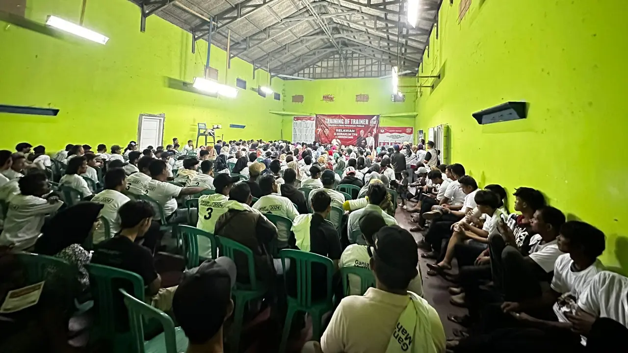 TPN Ganjar-Mahfud menggelar Training of Trainer (ToT) di dua titik yang melibatkan 6 kecamatan di Kabupaten Ciamis. Adapun kegiatan yang digelar pada Jumat (26/1/2024)