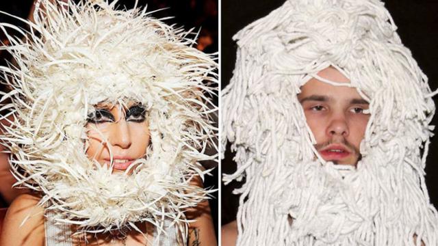 Kocak Abis, 7 Foto Aksi Pria Tiru Gaya Rambut Artis Dunia