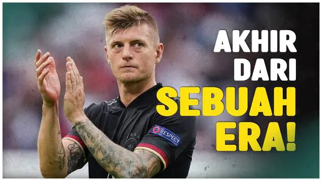VIDEO: Lama Mengabdi di Real Madrid, Toni Kroos Bakal Pensiun Setelah Euro 2024