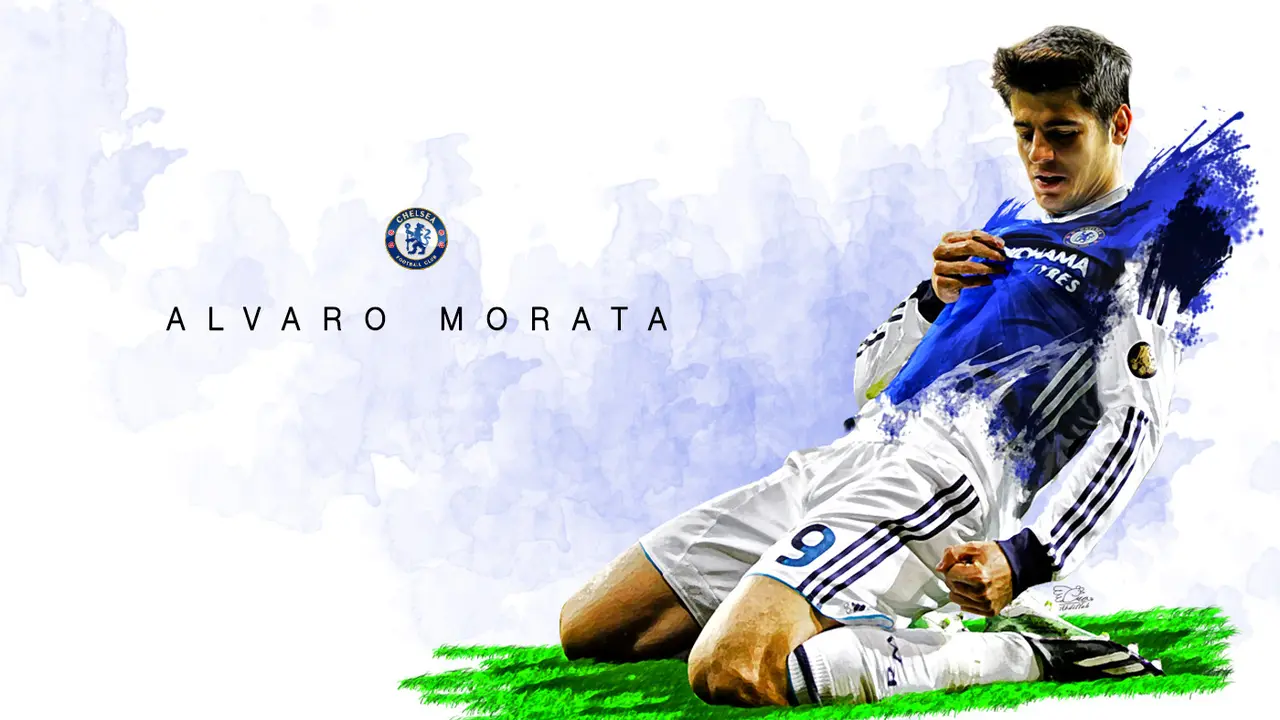 Infografis ALVARO MORATA MESIN GOL BARU CHELSEA banner