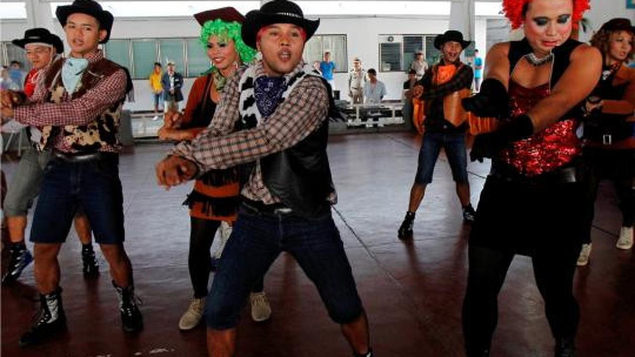 Di Thailand narapidana menari Gangnam Style