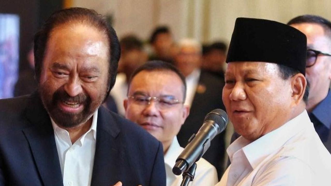 Prabowo dan Surya Paloh Gelar Pertemuan Tertutup di Nasdem Tower, Ini yang Dibahas