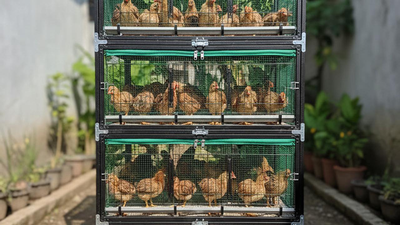 9 Desain Kandang Ayam Baja Ringan: Solusi Modern untuk Peternakan Rumahan