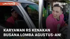 Beredar video di media sosial yang tunjukkan mobil ambulance terburu-buru. Staff tersebut tak berpakaian rapih dan berseragam seperti karyawan RS lain