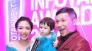 Di ajang Infotainment Awards 2016 yang diadakan di Studio 6 Emtek City, kawasan Daan Mogot, Jakarta Barat, Jumat (22/1/2016) mala mini, Gempi masuk ke dalam daftar nominasi ‘Bayi Gorgeous’. (Nurwahyunan/Bintang.com)