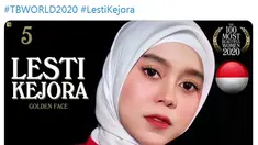 Lesti Kejora (© twitter.com/Dtopbeautyworld)