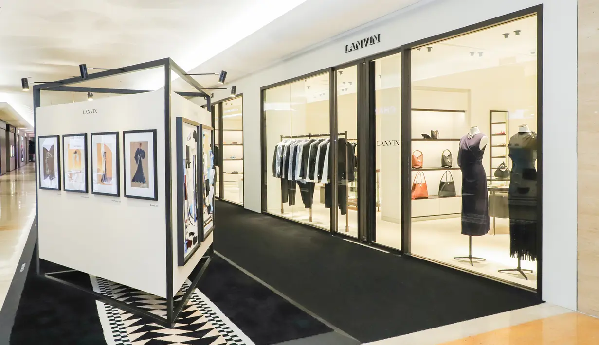 Dalam bentuk Pop up, beragam karya di musim ini berdiri sebagai simbol gemilang warisan Maison sebagai rumah mode tertua di Paris yang terus beroperasi, yang didirikan pada tahun 1889. / Foto dok Lanvin.