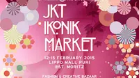 Idcreativeworld menggelar JKT IKONIK MARKET 2015 yang diadakan pada 12-15 Februari lalu di Sky Bridge, Lippo Mall Puri, Jakarta.