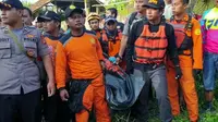 Pencarian korban susur Sungai Sempor (Fauzan/Liputan6.com)