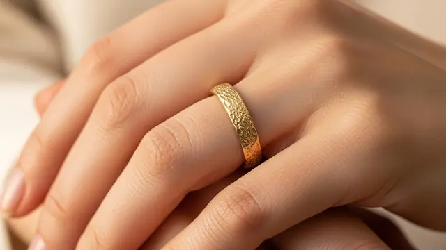 Desain Cincin Emas yang Mudah Dijual Kembali (AI)