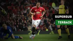 Berita video Anthony Martial yang masuk menjadi salah satu pemain supersub terbaik Manchester United.
