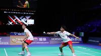 Ganda putra Indonesia Sabar Karyaman Gutama/Moh Reza Pahlevi Isfahani memenangkan laga partai kedua Grup D Piala Thomas 2026. Sabar/Reza menumbangkan pasangan Thailand Chaloempoen Charoenkitamorn/Worrapol Thongsa-nga 21-17 dan 21-18 di Forum Horsens, Denmark, Minggu (26/4). (foto: PBSI)