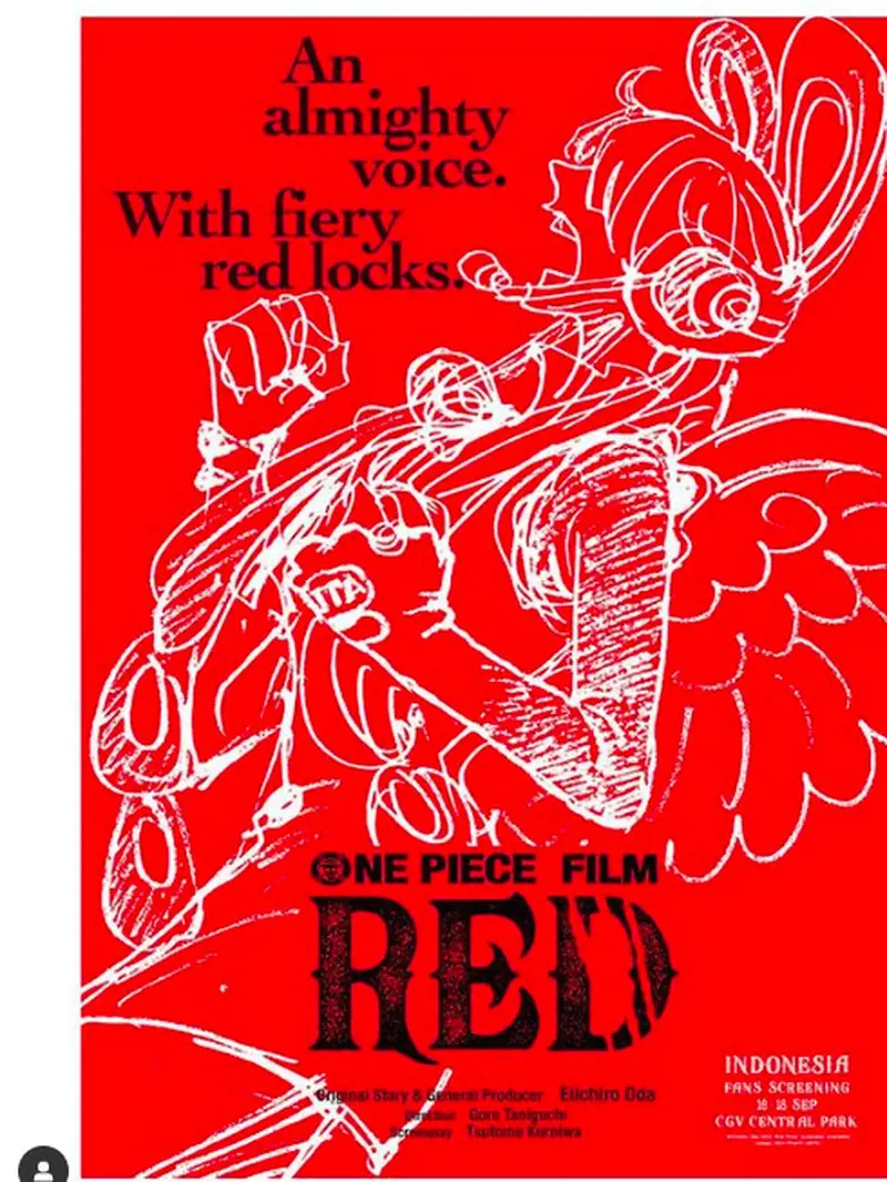 poster film One Piece: Red
