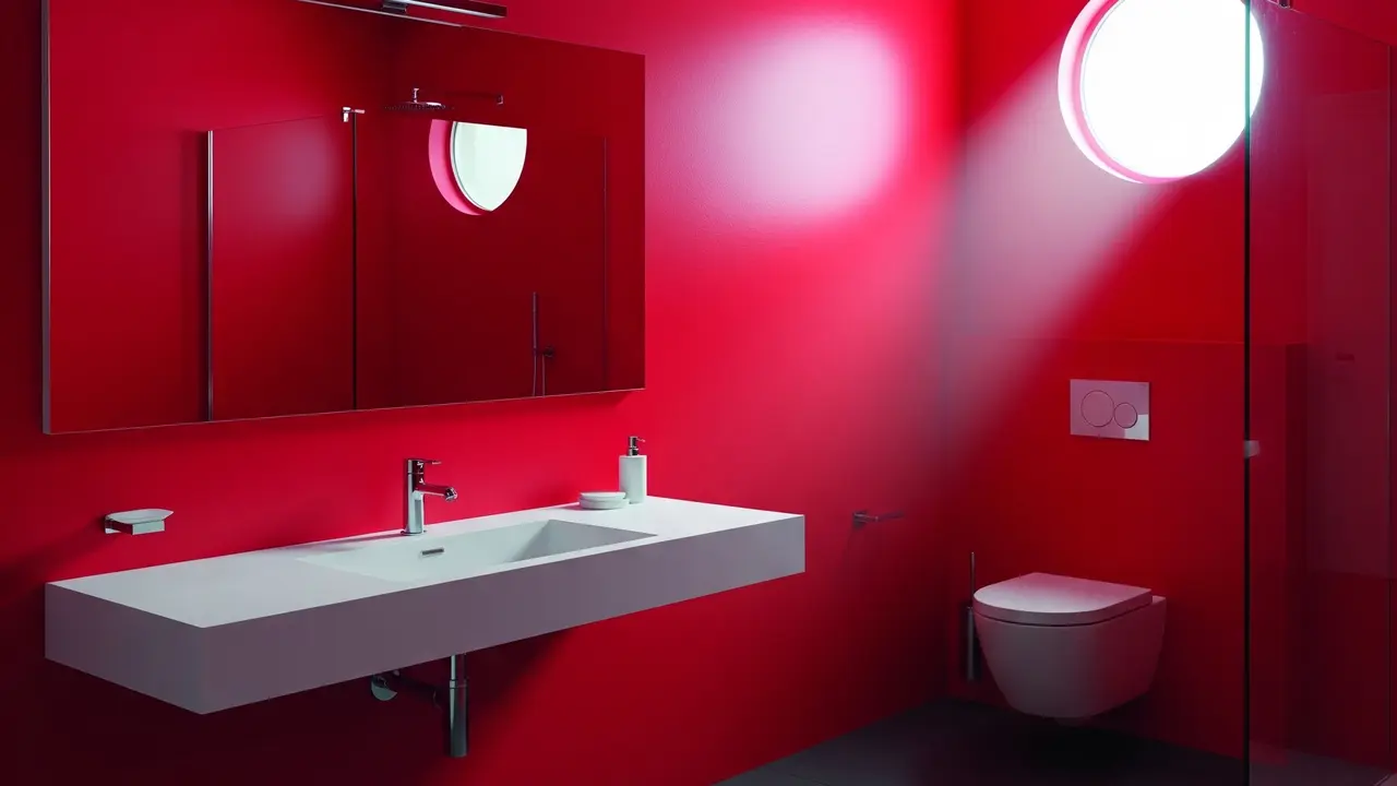 Warna cat kamar mandi yang harus dihindari (Image by Gemini AI)