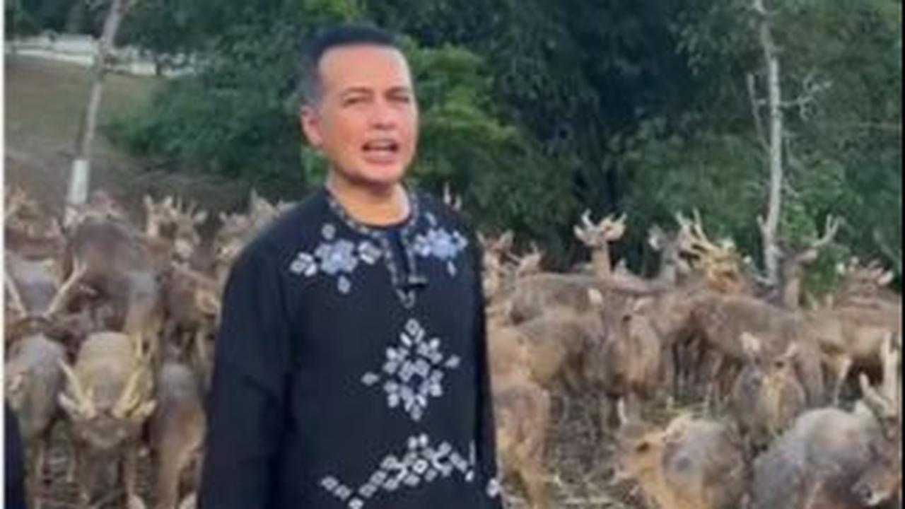 Saat tiba di lokasi, Musa nampak tampil sederhana. Pria tampan ini berbalut atasan berwarna gelap dipadu dengan celana jeans navy.&nbsp;<br>