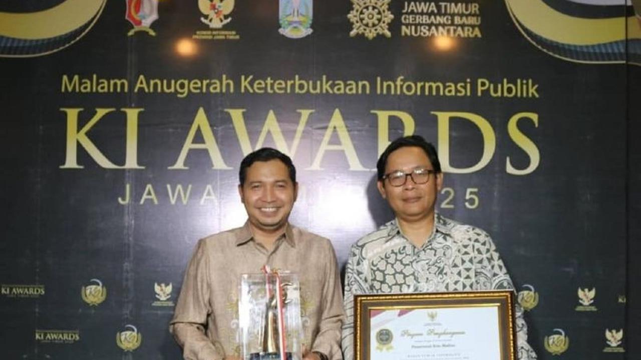 Madiun Raih Penghargaan KI Award Jatim 2025, Teguhkan Tata Kelola Transparan