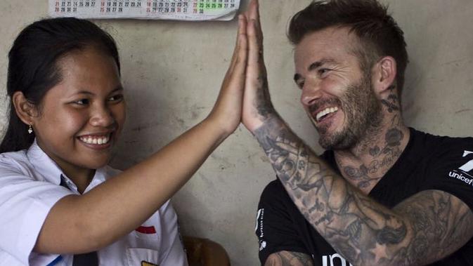 David Beckham dan Sripun (Foto: Dok. Instagram/@davidbeckham).