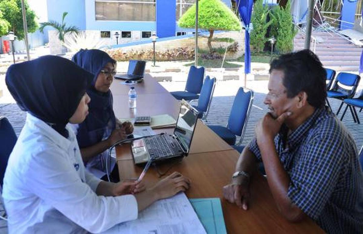 Tembok lapas di Banda Aceh ambruk akibat gempa