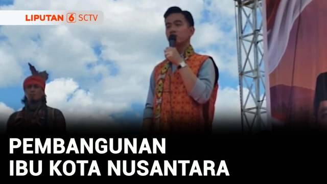 Wakil Presiden Gibran Rakabuming memastikan pembangunan Ibu Kota Nusantara akan terus dilanjutkan, masyarakat diminta tidak termakan isu yang menarasikan pembangunan IKN mangkrak.
