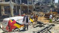 Ambulans bantuan warga Padang di Palestina. (Humas Kota Padang)