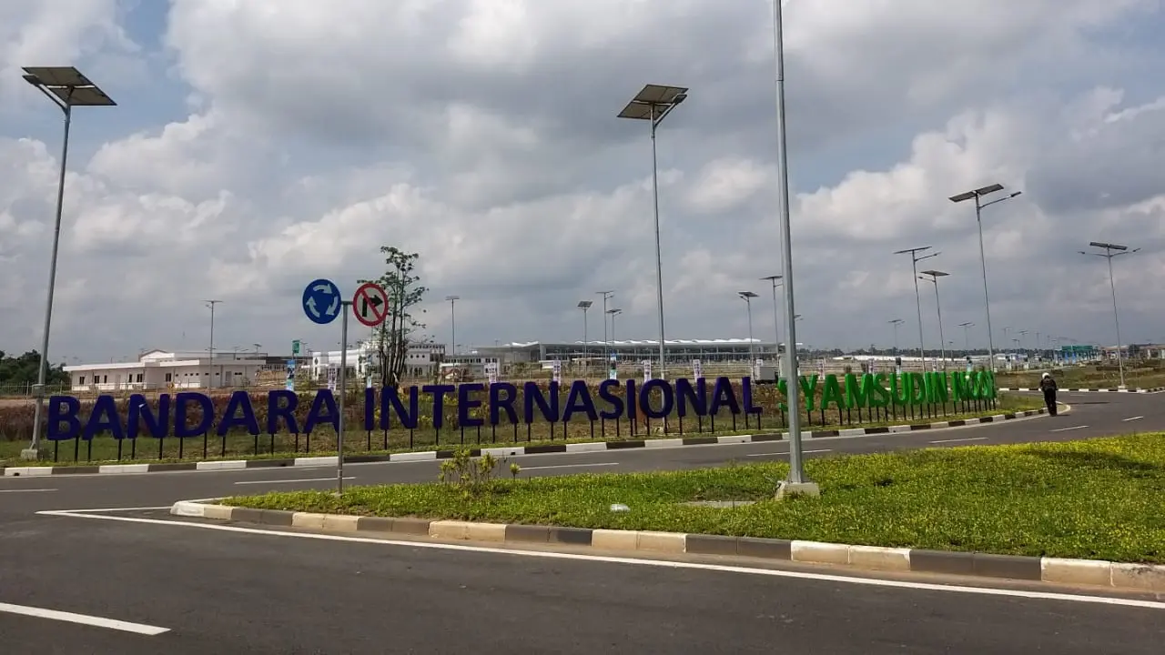 Terminal baru Bandara Internasional Syamsudin Noor Banjarmasin