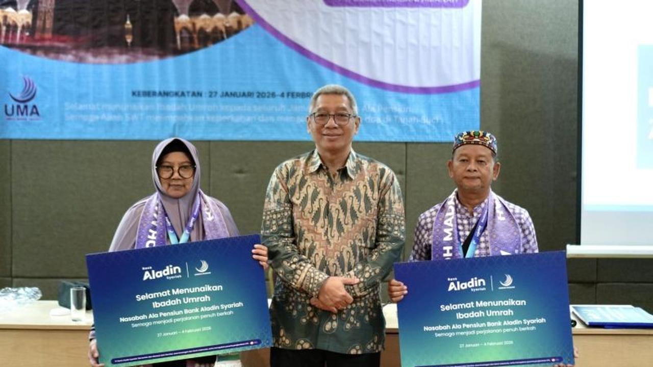 Bank Aladin Syariah Berangkatkan 34 Nasabah Pensiunan Umrah, Wujud Apresiasi dan Komitmen Spiritual